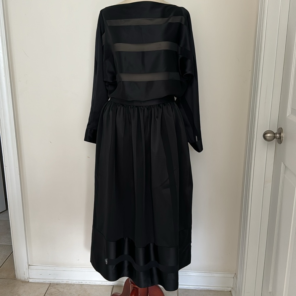 Gayle Kirkpatrick for Tudor square MOD skirt SET kimono sleeve top EUC SIZE 4